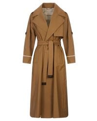 Max Mara - Oversized Water-Repellent Twill Trench Coat - Lyst