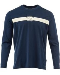 Paul & Shark - Logo Round-Necked T-Shirt - Lyst