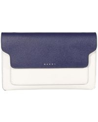 Marni - Two-Tone Leather Shoulder Bag - Lyst