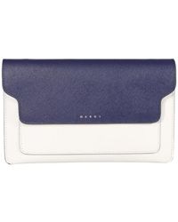 Marni - Two-Tone Leather Shoulder Bag - Lyst
