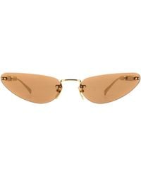 Gucci - Eyewear Cat-Eye Frame Sunglasses - Lyst