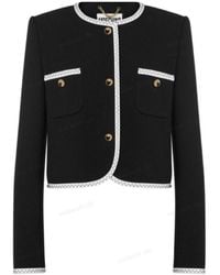 Moschino - Long-Sleeved Casual Jacket - Lyst