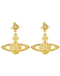 Vivienne Westwood - Mini Relief Drop Earrings - Lyst