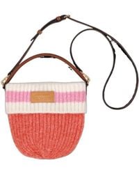 Longchamp - Small Le Pliage Ribbed-Knit Crossbody Bag - Lyst