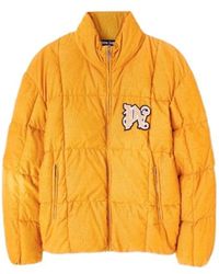 Palm Angels - Zip-Up High Neck Puffer Jacket - Lyst