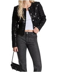Michael Kors - Michael Sequined Tweed Cropped Jacket - Lyst