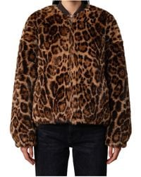 Arma - Reversible Animal Pattern Bomber Jacket - Lyst