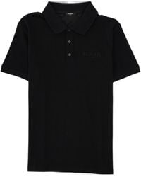 Balmain - Classic Short-Sleeve Polo Shirt - Lyst