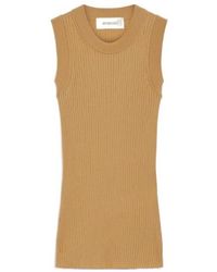 Sportmax - Toledo Crewneck Sleeveless Knitted Top - Lyst
