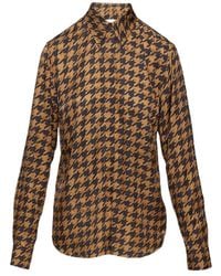 Dries Van Noten - Chowy Curved Hem Shirt - Lyst
