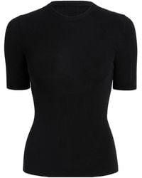 KHAITE - Celina Short-Sleeved Crew-Neck T-Shirt - Lyst