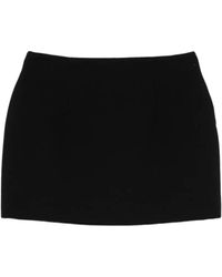 Wardrobe NYC - Concealed-Zip Mini Skirt - Lyst