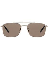 Gucci - Eyewear Specialized Fit Rectangular Sunglasses - Lyst