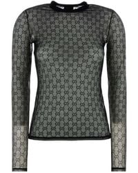 Gucci - Logo Crew Neck T-Shirt - Lyst