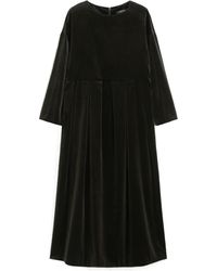 Max Mara - Cotton Velvet Dress - Lyst