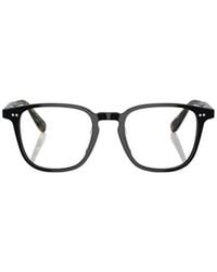 Oliver Peoples - Nev Square-Frame Glasses - Lyst
