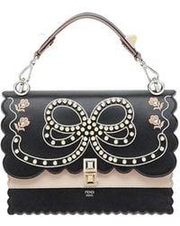 Fendi - Kan I Rivet Flower Handbag - Lyst