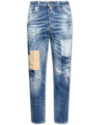 DSquared² - Medium Worn Out Booty Wash Bro Jeans - Lyst