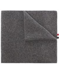 Thom Browne - 4-Bar Knitted Scarf - Lyst