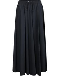 Herno - Drawstring Maxi Skirt - Lyst