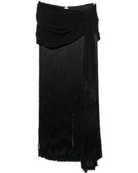 Cult Gaia - Floor-Length Skirt With Hem Detailing - Lyst