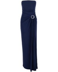 Jonathan Simkhai - Strapless Long Dress With Ring Embellishment - Lyst