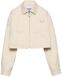 Prada - Chino Blouson Jacket - Lyst