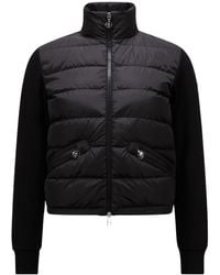 Moncler - Panelled Zip-Up Puffer Jacket - Lyst
