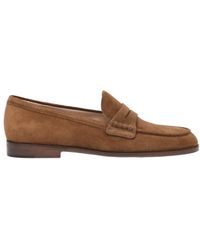 Gianvito Rossi - Round-Toe Loafers - Lyst