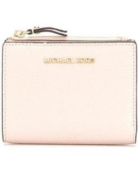 MICHAEL Michael Kors - Logo Plaque Bi-Fold Wallet - Lyst