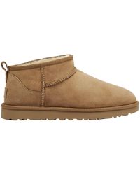 UGG - Suede Snug Boots - Lyst