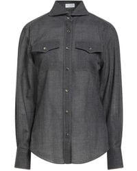 Brunello Cucinelli - Solid Colour Shirts Blouses - Lyst