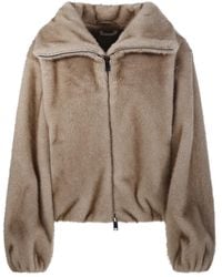 P.A.R.O.S.H. - P.A.R.O..H. Pulse Faux Fur Zip Jacket - Lyst