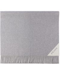 Prada - Double Cashmere Stole - Lyst