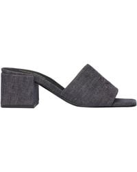 Courreges - Square-Headed High-Heeled Sandals - Lyst