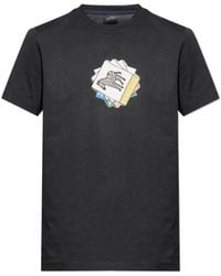 Paul Smith - Ps Paul Smith Zebra Print Crewneck T-Shirt - Lyst