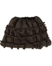 Alysi - Crochet Bead Embellished Medium Shoulder Bag - Lyst