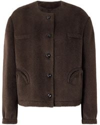 Blazé Milano - This Is It Gliss Herringbone Alpaca And Wool-Blend Jacket - Lyst