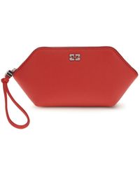 Ganni - Bou Zip Pouch Make Up Bag - Lyst