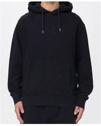 C.P. Company - Brushed Fleece Logo Hoodie - Lyst