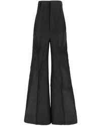 Rick Owens - High-Waist Wide-Leg Trousers - Lyst