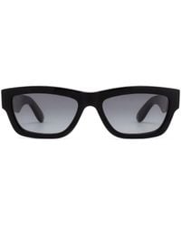 McQueen - Eyewear Rectangle Frame Sunglasses - Lyst