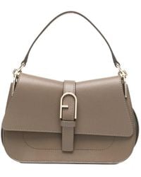 Furla - Arch-Logo Leather Shoulder Bag - Lyst