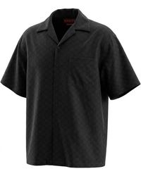Gucci - Gg Faille Collared Short-Sleeve Shirt - Lyst