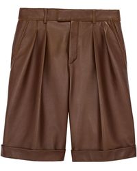 Saint Laurent - Belt-Loop Shorts - Lyst