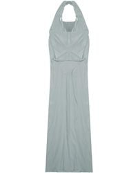 Alysi - Draped Halterneck Dress - Lyst
