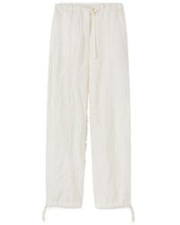 Jil Sander - Wide-Leg Drawstring Trousers - Lyst