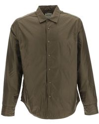 Aspesi - Buttoned Long-Sleeved Overshirt - Lyst