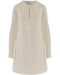 Tory Burch - Front Closure Panelled Dress - Lyst
