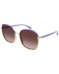 Chloé - Chloé Eyewear Square Frame Sunglasses - Lyst
